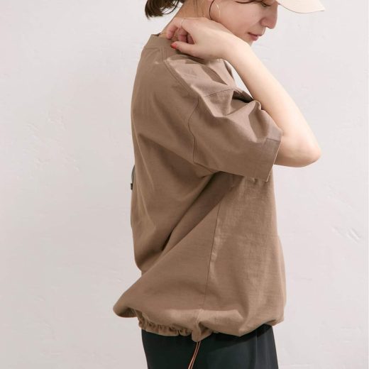 JOURNAL STANDARD 《追加2》シャーリングTシャツ ジャーナル スタンダード トップス カットソー・Tシャツ ホワイト ブラウン【送料無料】