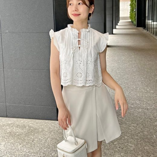 SNIDEL ラップディティールシンプルスカショーパン スナイデル パンツ その他のパンツ ブラック グレー【送料無料】