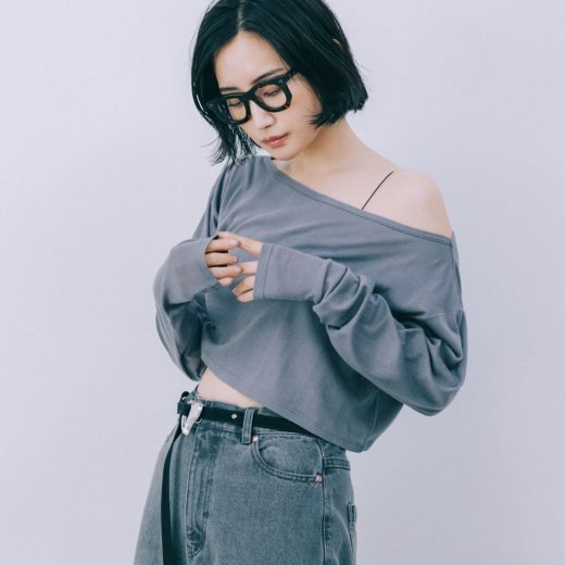BABYLONE 【Miller×BABYLONE×YUI YANAGIHASHI】コラボTEE バビロン トップス カットソー・Tシャツ ブラック ホワイト【送料無料】