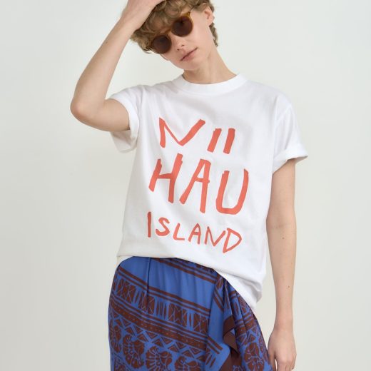 HOUSE OF LOTUS ハワイアイランドカラーTシャツ -NIIHAU- ハウス オブ ロータス トップス カットソー・Tシャツ ホワイト【送料無料】