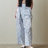 Steven Alan ＜Steven Alan＞リバティプリント クロスオーバー パンツ ビューティー＆ユース　ユナイテッドアローズ パンツ その他のパンツ レッド ブルー ネイビー【送料無料】