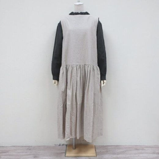 ROBE de PEAUキャンバスワンピースR287ローブデポー(Gauze#ガーゼ)MADE IN JAPAN(日本製)