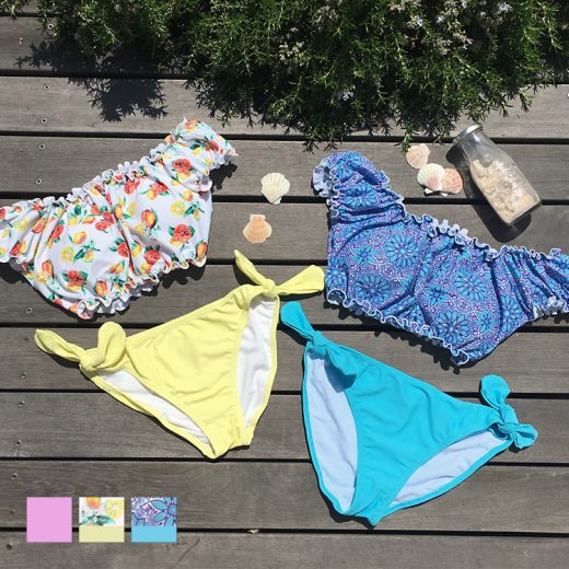 ≪ 特別セール ≫ 送料無料！ 水着 レディース 体型カバー オフショル ビキニ フリル 2WAY☆オフショルダーメロウフリルビキニ/ 水着 スイムウェア 夏 タンキニ オフショルダー リボン 無地 花柄 [S145]【送料無料】【メール便】