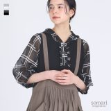 シアー パーカー レディース 薄手 半袖 五分袖 七分袖 トップス シアートップス 春 夏 カットソー フーディー フード付き フリル 二の腕カバー 綿100％ 大きいサイズ ゆったり 異素材 シンプル※メール便可※【10】
