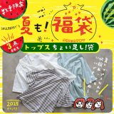 夏も！福袋＜トップスちょい足し！袋＞ M/L/LL/3L/4Lサイズ レディース/ハッピーバッグ/ラッキーバッグ/セット/詰め合わせ/ブラウス/シャツ/プルオーバー/カットソー/トップス【お客様都合での返品・交換不可】