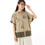 ツインフラワージャカード+コットンローンブラウス／スーパーハッカ（SUPER HAKKA）