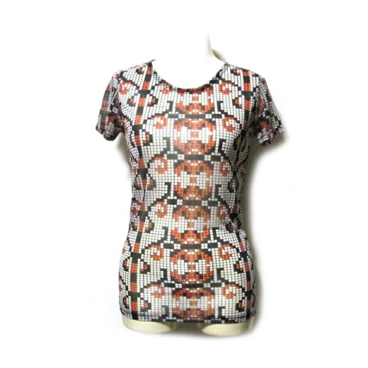 美品 Vivienne Westwood OCEAN ヴィヴィアンウエストウッド オーシャン 「40」 デジタルシースルーTシャツ (半袖) 130890 【中古】