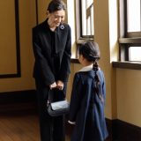 【WEB別注】【喪服・礼服】3点セット/ブラックフォーマルスーツ/洗える/七五三/オールシーズン／フォルムフォルマ（form forma）