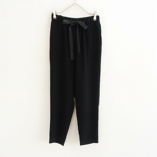 【定価2.9万】サキ saqui テーパードリボンパンツ 36 【中古】【21F52】