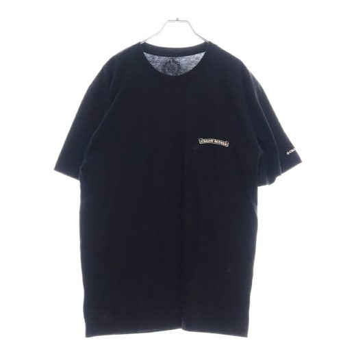 CHROME HEARTS(クロムハーツ) サイズ:L CH T-SHRT スクロールラベルプリント 半袖Tシャツカットソー ブラック【中古】【程度A】【カラーブラック】【取扱店舗BRINGアメリカ村店】