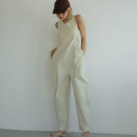 ànuke アンヌーク anuke2025ss 2025springl/summerWaffle Easy Combinaison ワッフルイージーコンビネゾン オールインワン サロペット 62510332 船曳ひろみ【2025SS新作予約】【6月下旬-7月下旬お届け予定】≪5月10日予約開始≫
