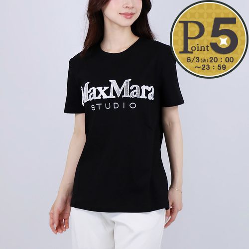 【3日20時〜4h限定ポイント5倍】【期間限定価格】 マックスマーラ ステュディオ MAXMARA STUDIO レディース 半袖 Tシャツ WON ウォン 2516941012