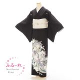 留袖レンタル／留袖　レンタル／留袖フルセット　レンタル／留袖セット／留袖レンタル　結婚式／女性和服／着物レンタル／黒留袖　RT0049【154cm~165cm】fy16REN07