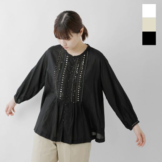 【40％OFF】MASTER&Co. マスターアンドコー コットン ビーズ ブラウス beads-blouse-ms 2025ss新作 レディース【☆】