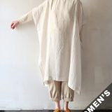 evam eva エヴァムエヴァ ワンピース レディース linen poncho リネンポンチョ E241T207 送料無料