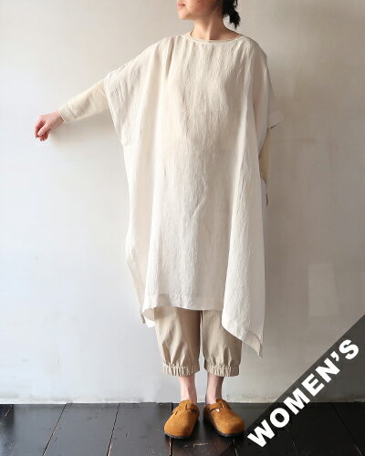 evam eva エヴァムエヴァ ワンピース レディース linen poncho リネンポンチョ E241T207 送料無料