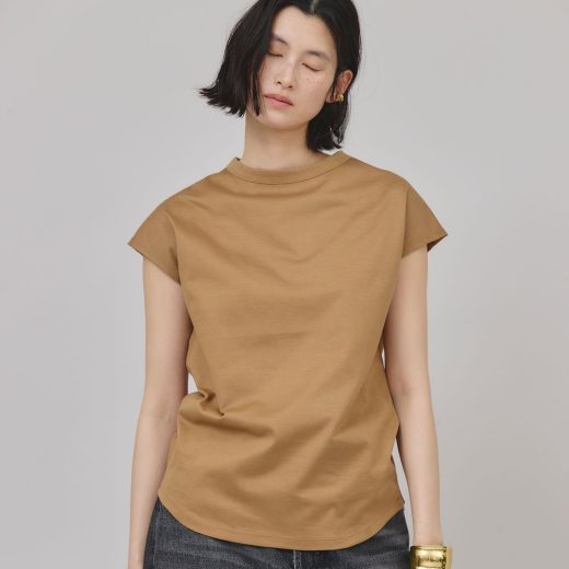 Curensology ノースリーブプルオーバー カレンソロジー トップス カットソー・Tシャツ ブラック ホワイト ブルー グレー ベージュ【送料無料】