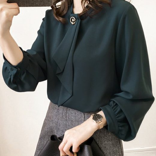【SALE／56%OFF】Amulet 【Amulet】ボウタイブラウス アミュレット トップス シャツ・ブラウス カーキグリーン ブラウン レッド ピンク ブルー グレー ネイビー ブラック ベージュ イエロー グリーン