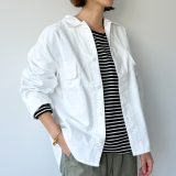 【SALE／20%OFF】Healthy DENIM ワークシャツジャケット-Viola マイカアンドディール ジャケット・アウター デニムジャケット ベージュ ホワイト【送料無料】