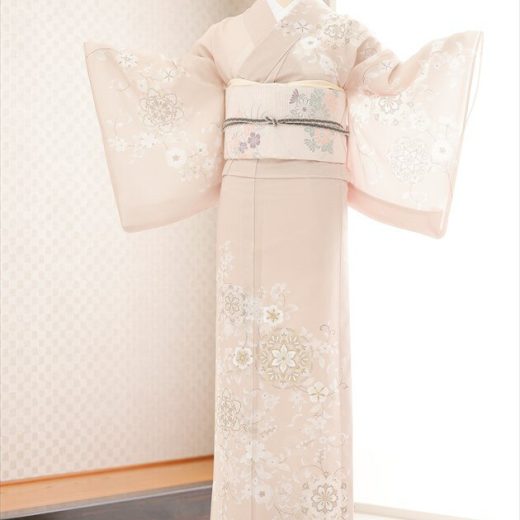 170cm対応 訪問着レンタル 絽 高身長トールサイズ sr5054 結婚式 夏用 夏着物 お宮参り 7月 8月 フルセット 夏 涼しい 薄手 着物レンタル ママ 母 母親 淡色 人気 高級訪問着 フォトブックプレゼント 上品なくすみピンクに吉祥慶花【レンタル】