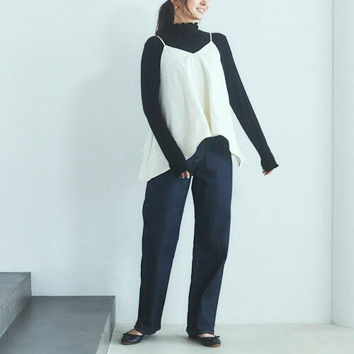 YANUK(ヤヌーク) ボーイズストレート”LEA” レア デニムパンツ OWI ワンウォッシュインディゴ 57142230