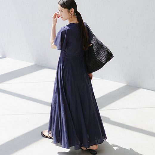 Demi-Luxe BEAMS 【ビームスの百名品】【別注】MARIHA / せせらぎのワンピース 25SS 旅行 お呼ばれ デミルクス ビームス ワンピース・ドレス その他のワンピース・ドレス ブルー【送料無料】