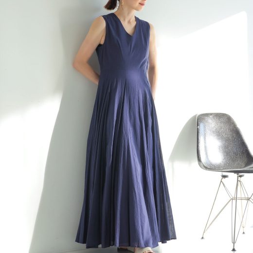 Demi-Luxe BEAMS 【6/11 9:59までポイント10倍】【別注】MARIHA / 彗星 ソリッド ワンピース 25SS 旅行 ドレス デミルクス ビームス ワンピース・ドレス その他のワンピース・ドレス ブルー【送料無料】
