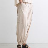【SALE／50%OFF】three dots Soft typewriter cargo pant スリードッツ パンツ その他のパンツ ネイビー ベージュ【送料無料】