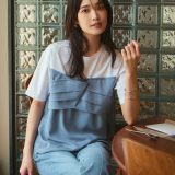 【SALE／20%OFF】23区 【WEB限定カラーあり/洗える】スムースデザイン コンビ カットソー ニジュウサンク トップス カットソー・Tシャツ ブラック グレー ベージュ【送料無料】