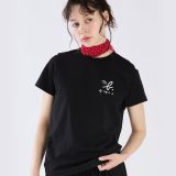 【SALE／30%OFF】To b. by agnes b. TO B. ロゴTシャツ アニエスベー トップス カットソー・Tシャツ ブラック【送料無料】