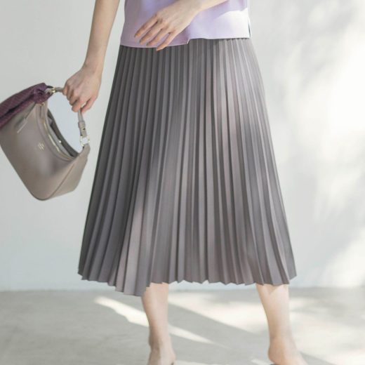 【SALE／40%OFF】J.PRESS 【洗える】ノルディス2wayジョーゼット プリーツ スカート ジェイプレス スカート ロング・マキシスカート ブラウン ブルー【送料無料】