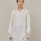 【SALE／40%OFF】Curensology コットンバテンレースブラウス カレンソロジー トップス シャツ・ブラウス ホワイト ブラック【送料無料】