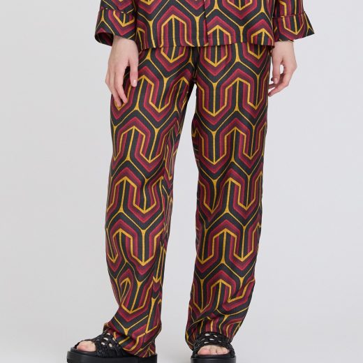 【SALE／40%OFF】HOUSE OF LOTUS 【BANANATIME/バナナタイム】EASY PANTS ハウス オブ ロータス パンツ その他のパンツ レッド【送料無料】