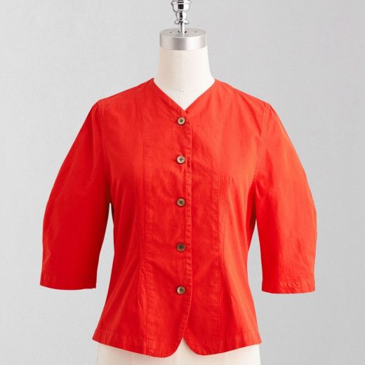 【SALE／80%OFF】LOEFF ＜LOEFF＞コットンツイル シャツ カーディガン ユナイテッドアローズ アウトレット トップス シャツ・ブラウス ブラウン レッド【送料無料】