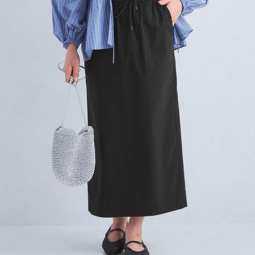 UNITED ARROWS green label relaxing [size SHORT/TALLあり]オルマイ LI/MIX タイト スカート ユナイテッドアローズ グリーンレーベルリラクシング スカート ロング・マキシスカート ベージュ ブラック ホワイト【送料無料】