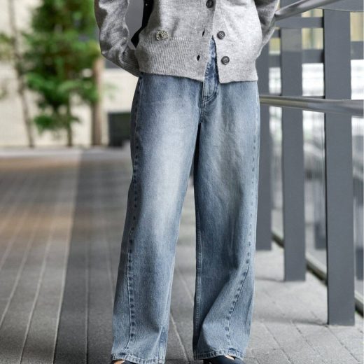 JOURNAL STANDARD relume 《追加》サイドシームバレルジーンズ ジャーナル スタンダード レリューム パンツ ジーンズ・デニムパンツ グレー ブルー【送料無料】