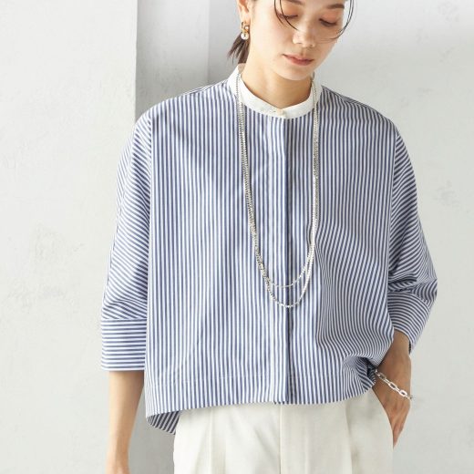 SHIPS WOMEN ＜手洗い可能＞ストライプ 羽織 シャツ シップス トップス シャツ・ブラウス ブルー イエロー ピンク【送料無料】