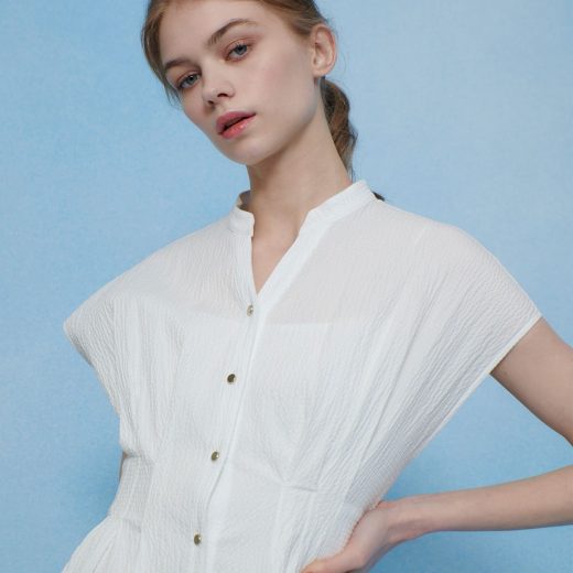 LOULOU WILLOUGHBY ◇【LOULOU WILLOUGHBY】リップルタックワンピース アルアバイル ワンピース・ドレス その他のワンピース・ドレス ネイビー ホワイト【送料無料】