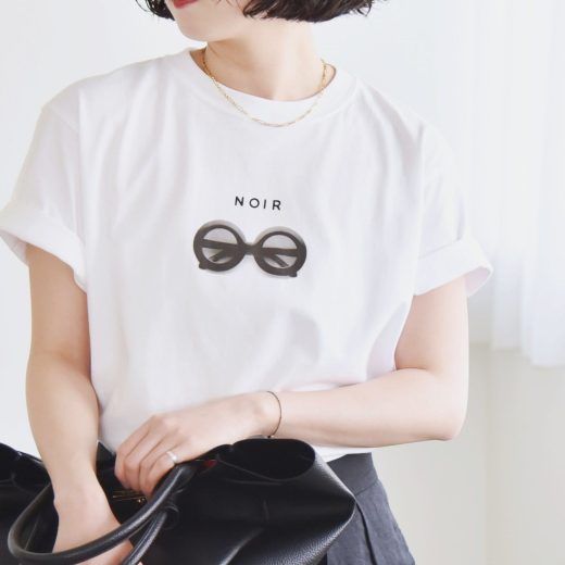 【SALE／20%OFF】quaranciel ANGE IN DISGUISE:＜手洗い可能＞コットン フォト & ロゴ TEE シップス トップス カットソー・Tシャツ ホワイト【送料無料】