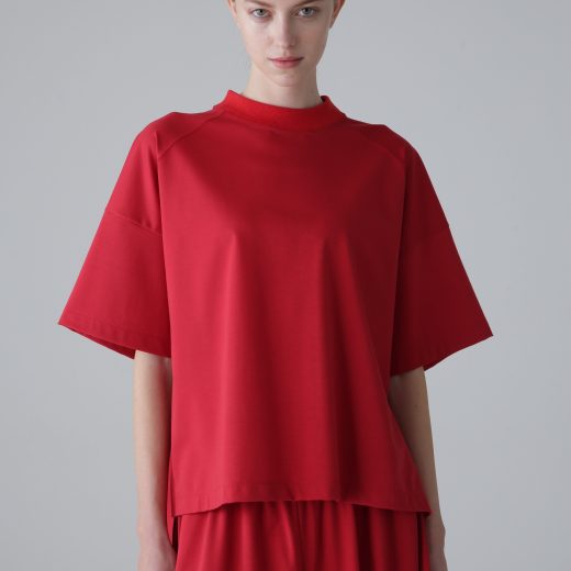 ADORE コンパクトハイブリッドジャージーカットソー アドーア トップス カットソー・Tシャツ レッド ブラック ホワイト【送料無料】