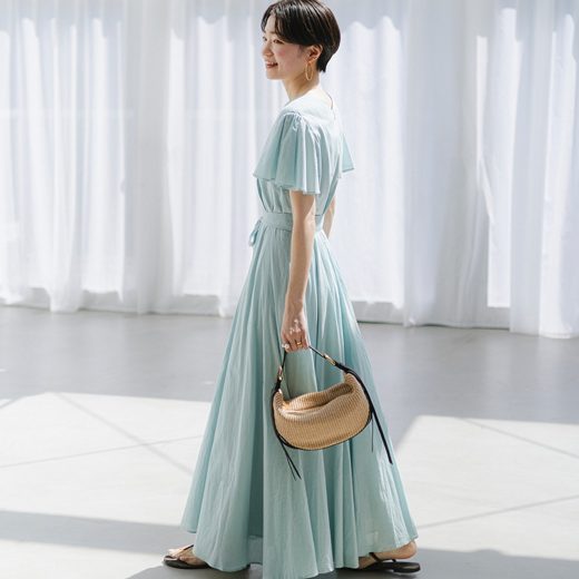 Demi-Luxe BEAMS 【6/11 9:59までポイント10倍】【別注】MARIHA / マドモアゼル ソリッド ワンピース 25SS 旅行 お呼ばれ デミルクス ビームス ワンピース・ドレス その他のワンピース・ドレス【送料無料】