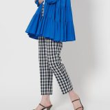 シャイニー ギンガムチェック パンツ UNITED ARROWS ユナイテッドアローズ パンツ その他のパンツ ネイビー ピンク ブラック【送料無料】[Rakuten Fashion]