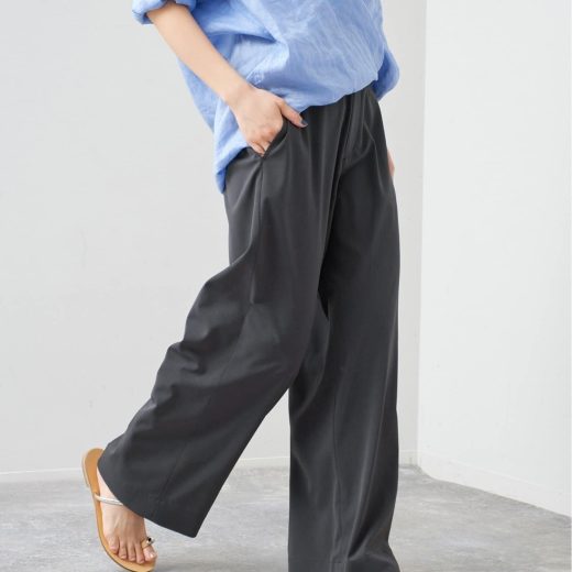 Spick & Span 《追加》ドライストレッチイージーパンツ スピックアンドスパン パンツ その他のパンツ ベージュ グレー【送料無料】