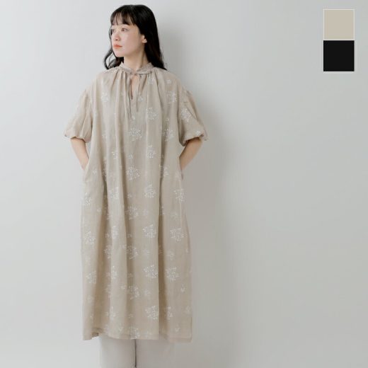 【30％OFF】MAGALI マガリ TSUBOMI リネン バルーン袖 ペザント ワンピース op195-yh 2025ss新作 レディース【☆】