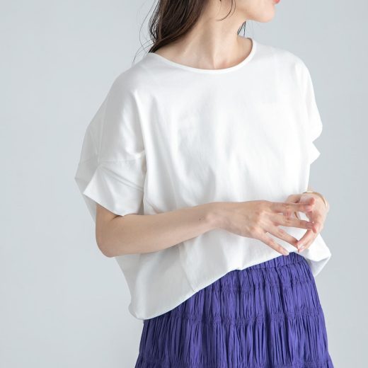 【SALE／30%OFF】Sonny Label 『WEB限定』吸水速乾UVクールタッチドルマンプルオーバー サニーレーベル トップス カットソー・Tシャツ グレー ホワイト ブルー【送料無料】