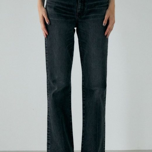 MOUSSY MVS BLACK FLARE(L) / ロングサイズ マウジー パンツ ジーンズ・デニムパンツ ブラック【送料無料】