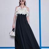 MAISON SPECIAL Ruffle Bear Maxi Dress メゾンスペシャル ワンピース・ドレス ワンピース ブラック ホワイト【送料無料】
