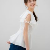 【SALE／40%OFF】Noela スクエアカラーブラウス ノエラ トップス シャツ・ブラウス カーキグリーン ホワイト ベージュ【送料無料】