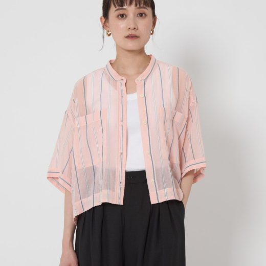 UNITED ARROWS green label relaxing 100/2 ハイツイスト 2ポケット シャツ ユナイテッドアローズ グリーンレーベルリラクシング トップス シャツ・ブラウス ピンク ブルー ホワイト【送料無料】