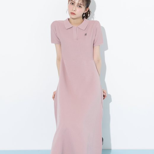 JILL by JILL STUART ポロシャツワンピース ジル バイ ジル スチュアート ワンピース・ドレス ワンピース ネイビー ピンク【送料無料】